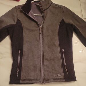 Eddie Bauer Women's Two-Tone Gray and Black Ski Jacket